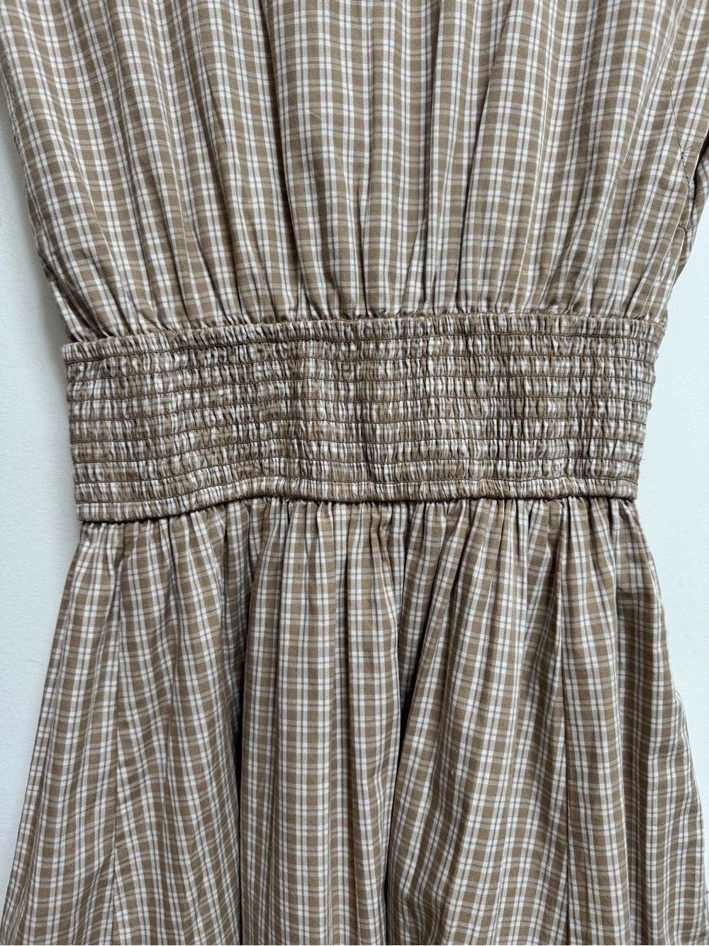 Abercrombie & Fitch Twist Front Gingham Plaid Maxi Dress Women’s XS Summer Party - Picture 10 of 15
